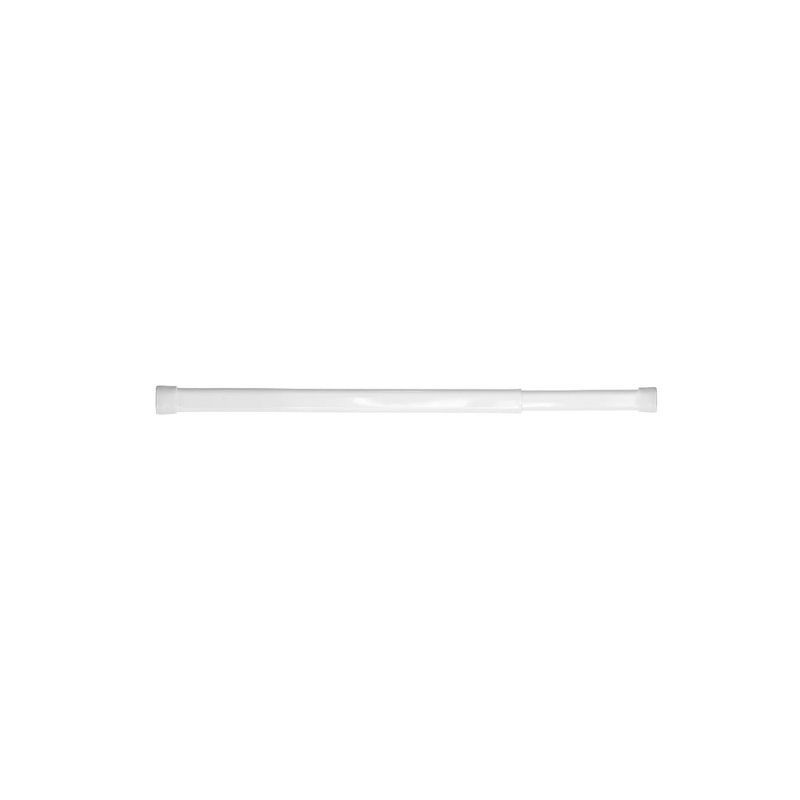 slide 3 of 3, 48"-84" Oval Spring Tension Curtain Rod White - Room Essentials™, 1 ct
