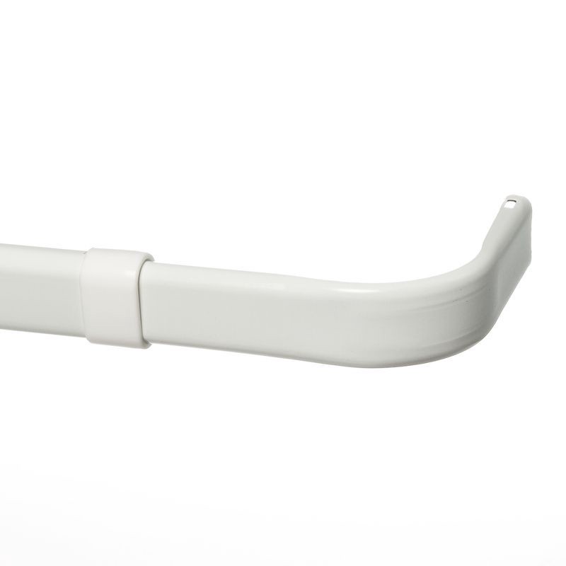 slide 1 of 4, 28"-48" Single Curtain Rod White - Room Essentials™, 1 ct