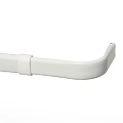 28"-48" Single Curtain Rod White - Room Essentials™