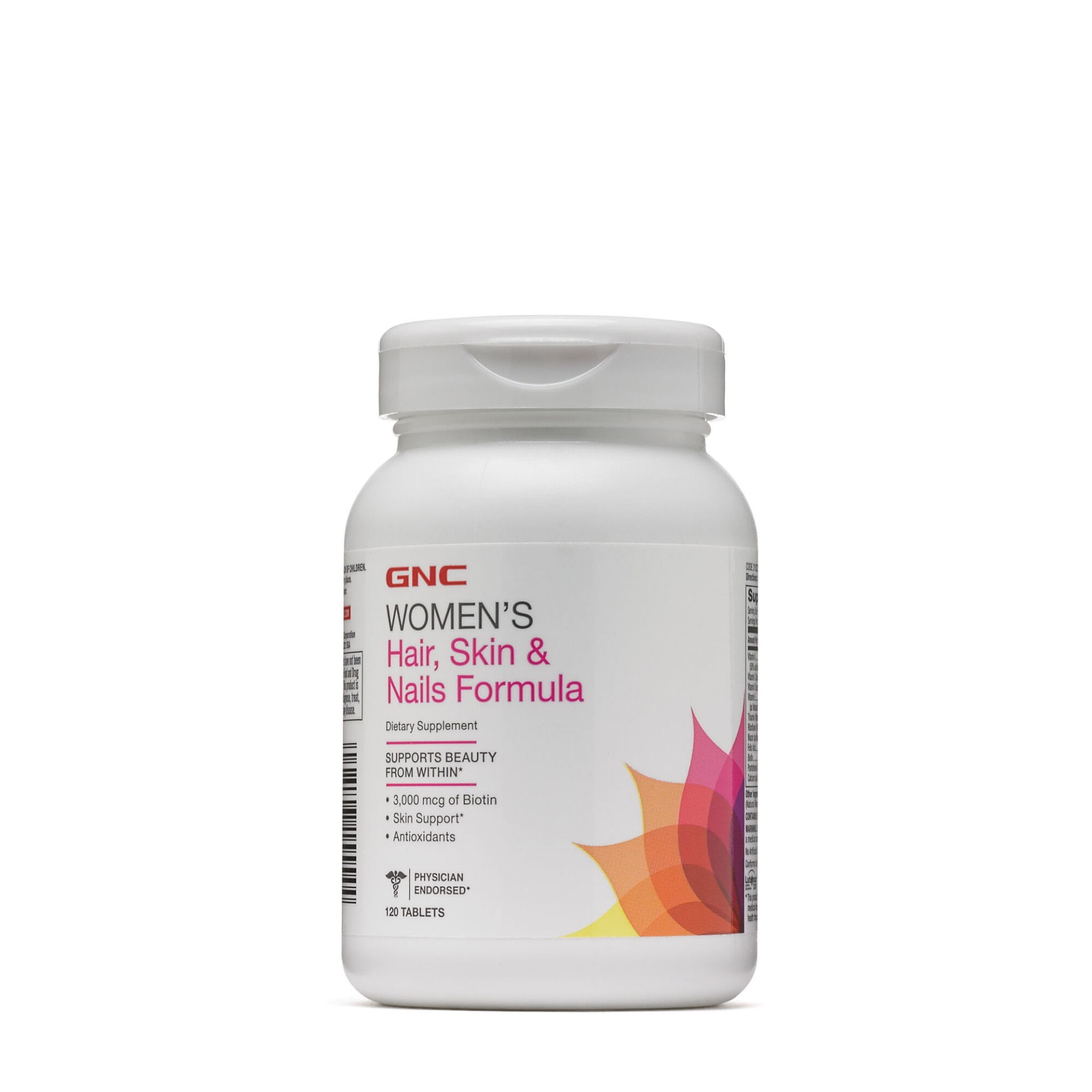 slide 1 of 1, GNC Hair, Skin & Nails Formula 120 ea, 120 ct