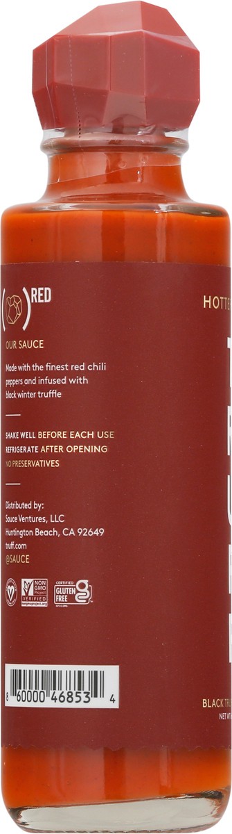 slide 5 of 9, Truff Black Truffle Infused Hotter Sauce 6 oz, 6 oz