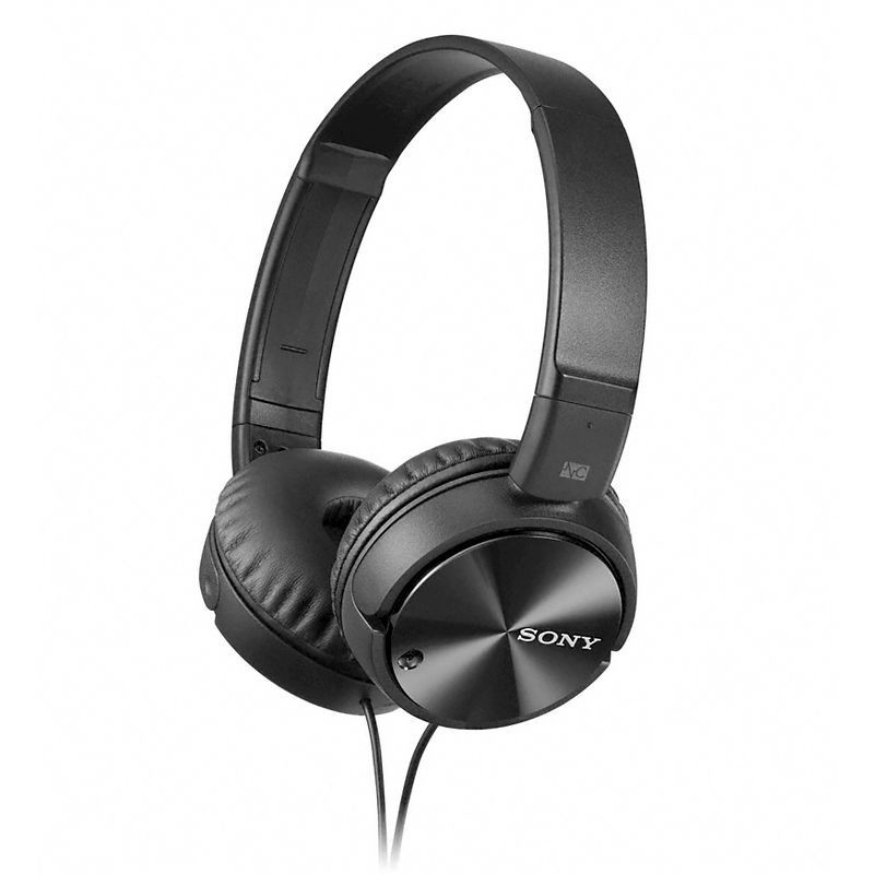 slide 1 of 3, Sony Noise Canceling On-Ear Wired Headphones (MDRZX110NC), 1 ct