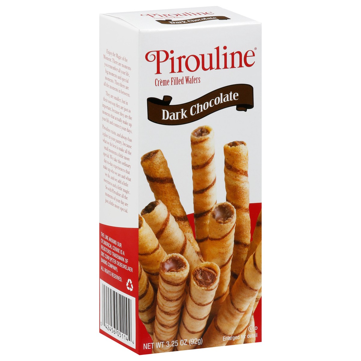 slide 10 of 15, Pirouline Dark Chocolate Creme Filled Wafers 3.25 oz, 3.25 oz