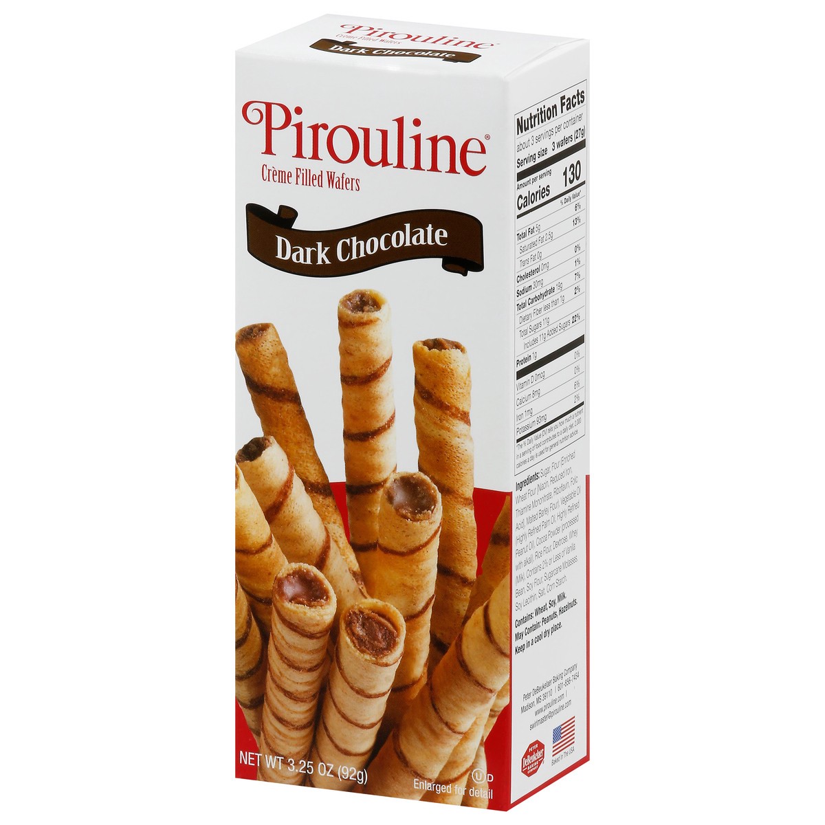 slide 13 of 15, Pirouline Dark Chocolate Creme Filled Wafers 3.25 oz, 3.25 oz