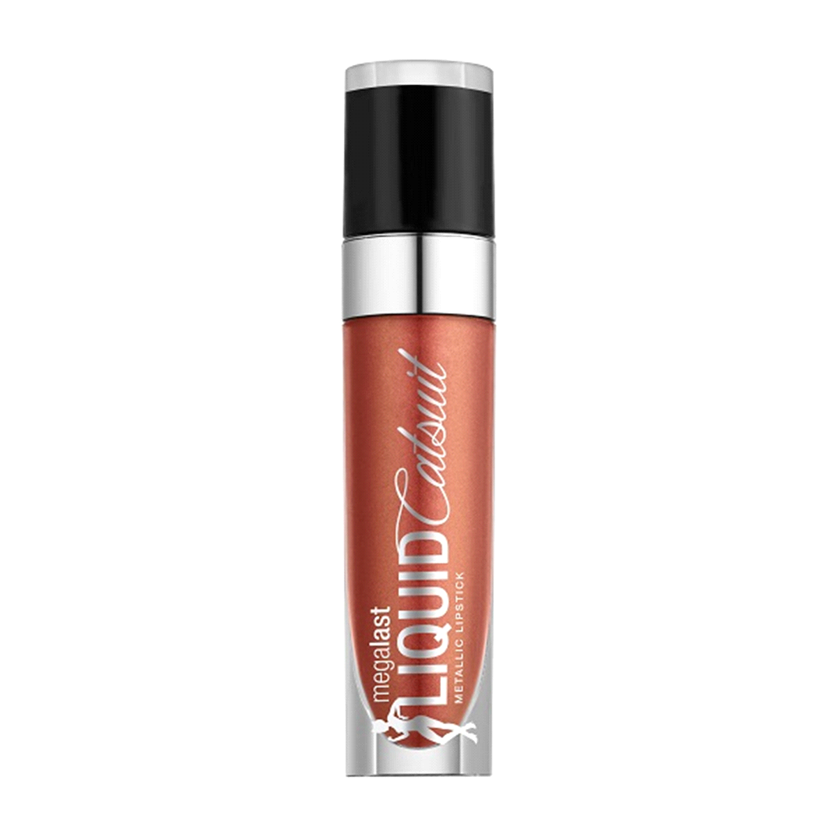 slide 1 of 1, wet n wild Megalast Liquid Catsuit Metallic Lipstick Bali in Love, 0.21 oz