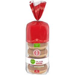 Simple Truth Organic Plain Bagels 6 Count