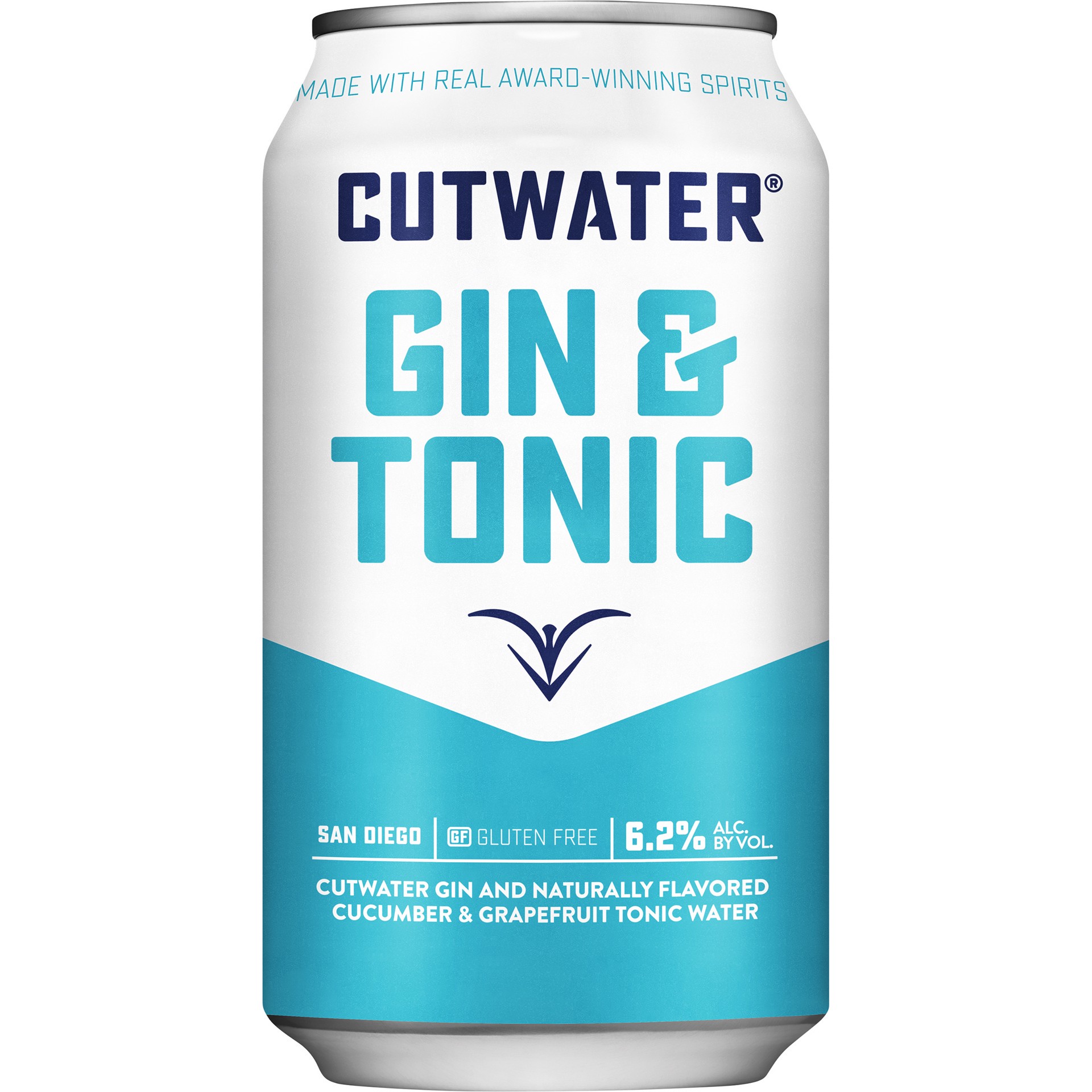 slide 1 of 3, Cutwater Spirits Gin & Tonic, 4 ct; 12 fl oz