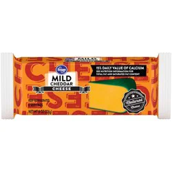 Kroger Mild Cheddar Cheese Block