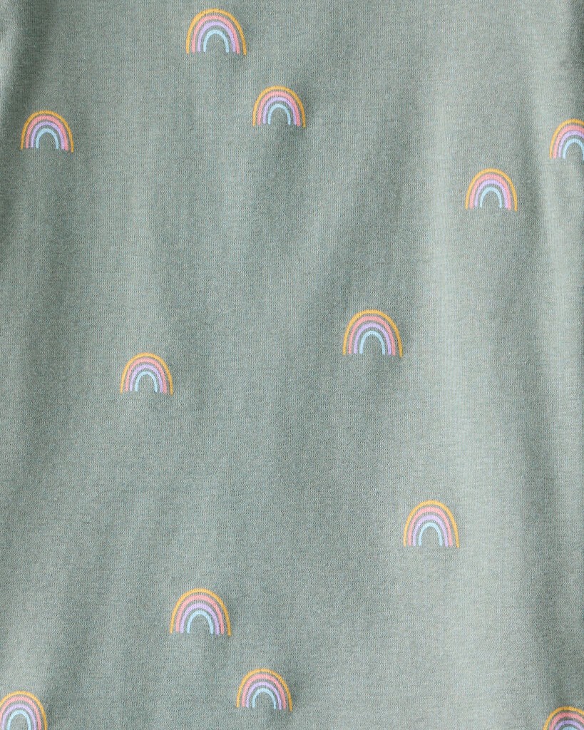 slide 3 of 3, Littleplanet Kid Organic Cotton Pajamas in Magical Rainbow Print Magical Rainbow 4, 1 ct