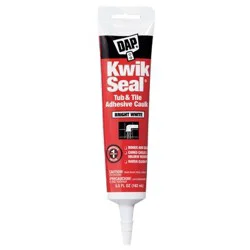 DAP Kwik Seal Kitchen And Bath Adhesive Caulk - White