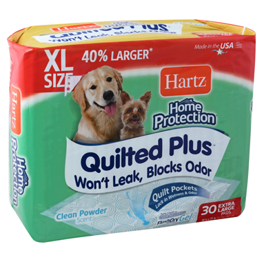 slide 1 of 1, Hartz Quilted Dog Pads, 30 ct