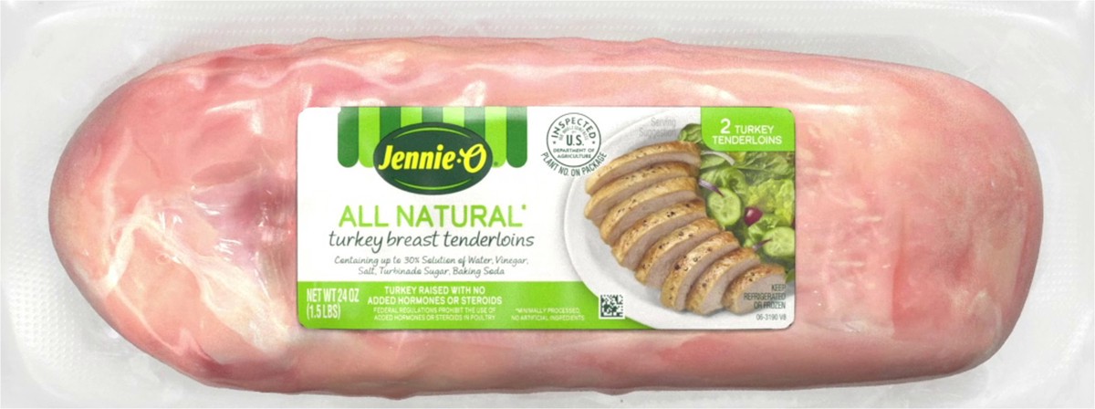 slide 4 of 7, Jennie-O All-Natural Turkey Breast Tenderloin, 24 oz