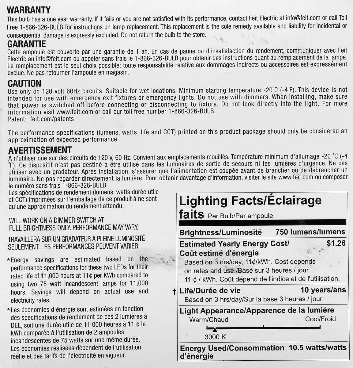 slide 7 of 11, Feit Electric 75 Watts LED Warm Light Flood Bulbs 2 ea, 2 ct