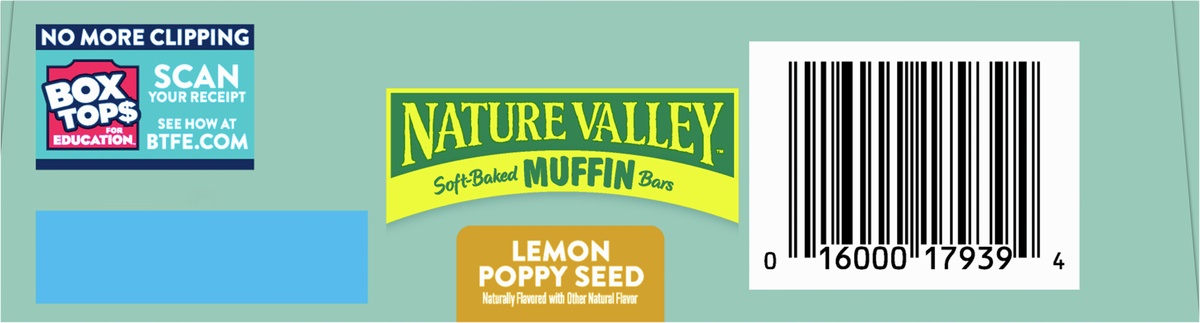 slide 9 of 9, Nature Valley Soft-Baked Muffin Bars Lemon Poppy Seed, 6.2 oz, 5ct, 5 ct