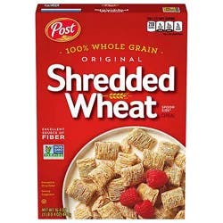 Post Shredded Wheat Whole Grain Spoon Size Breakfast Cereal - 16.4 Oz