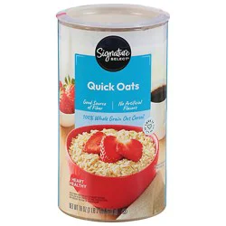 Signature Select Oatmeal Quick One Minute - 18 Oz