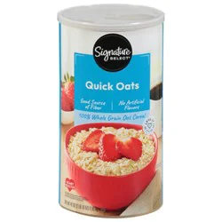 Signature Select Oatmeal Quick One Minute - 42 Oz