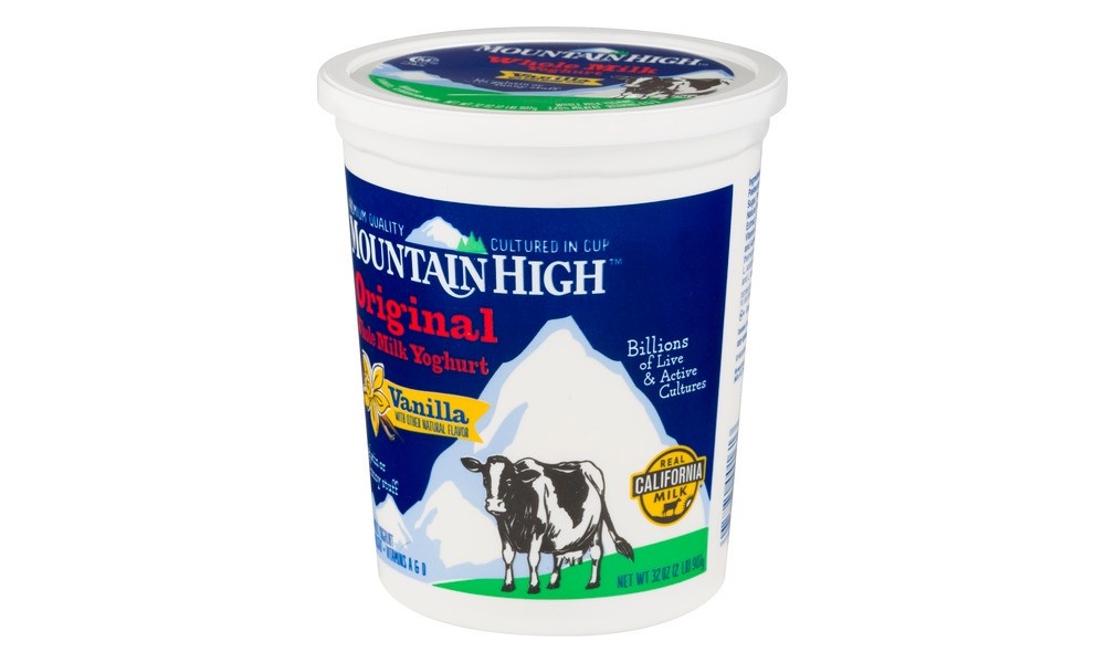 slide 2 of 3, Mountain High Original Whole Milk Vanilla Yoghurt - 32oz, 