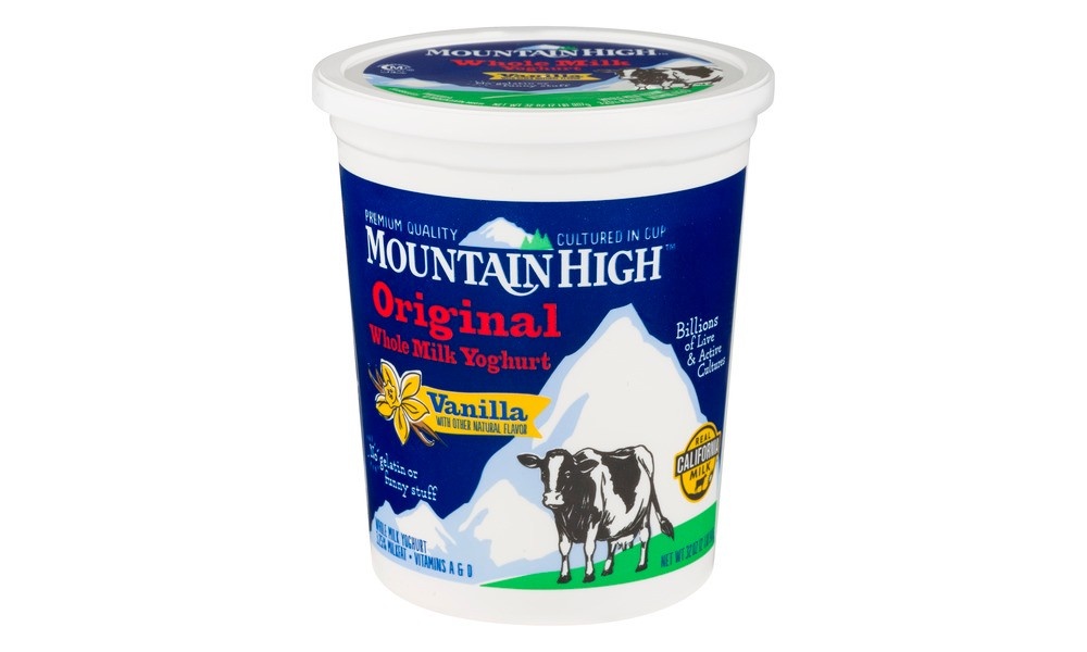 slide 3 of 3, Mountain High Original Whole Milk Vanilla Yoghurt - 32oz, 