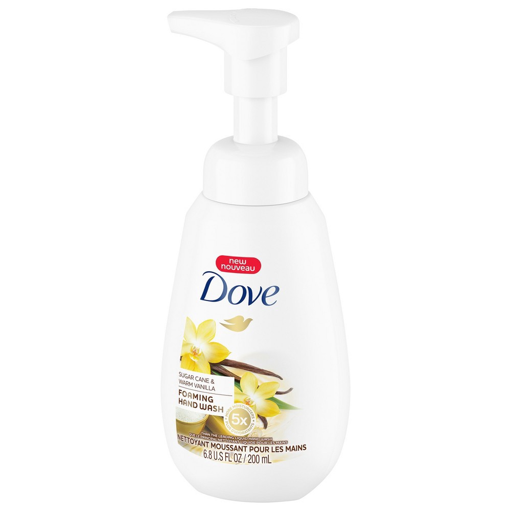 slide 2 of 9, Dove Sugar Cane & Warm Vanilla Foaming Hand Wash, 6.8 fl oz