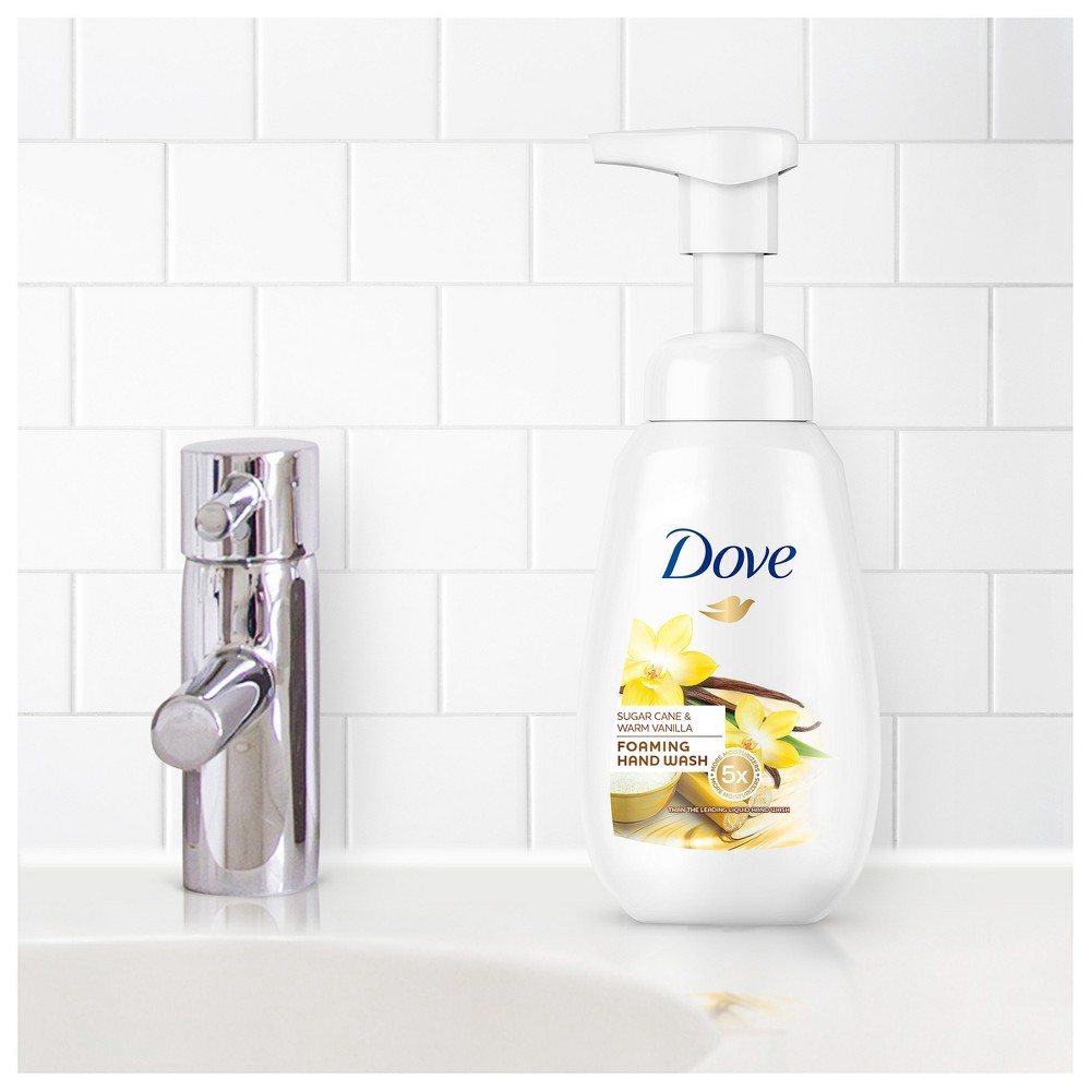 slide 3 of 9, Dove Sugar Cane & Warm Vanilla Foaming Hand Wash, 6.8 fl oz