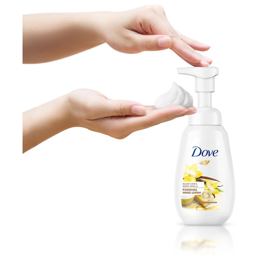 slide 6 of 9, Dove Sugar Cane & Warm Vanilla Foaming Hand Wash, 6.8 fl oz