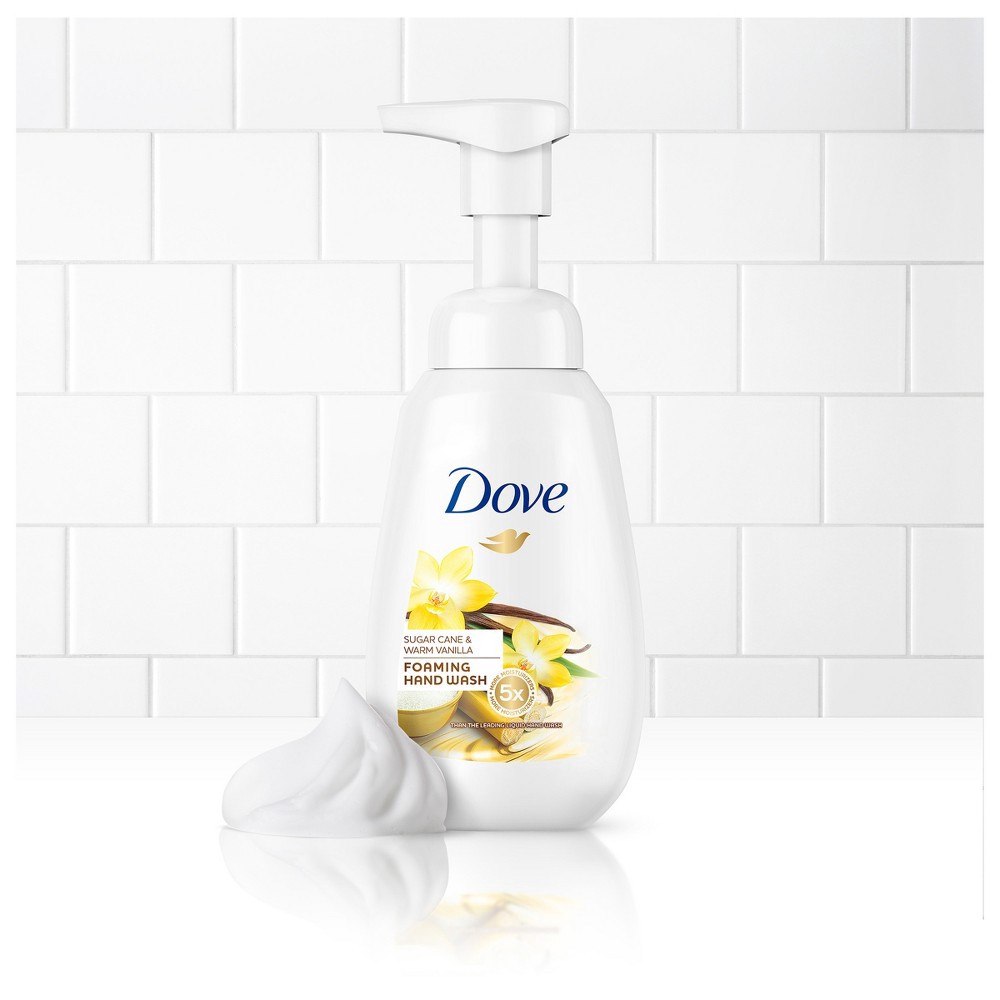 slide 4 of 9, Dove Sugar Cane & Warm Vanilla Foaming Hand Wash, 6.8 fl oz