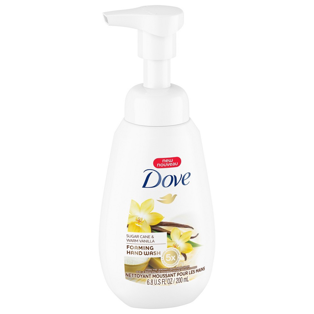 slide 8 of 9, Dove Sugar Cane & Warm Vanilla Foaming Hand Wash, 6.8 fl oz