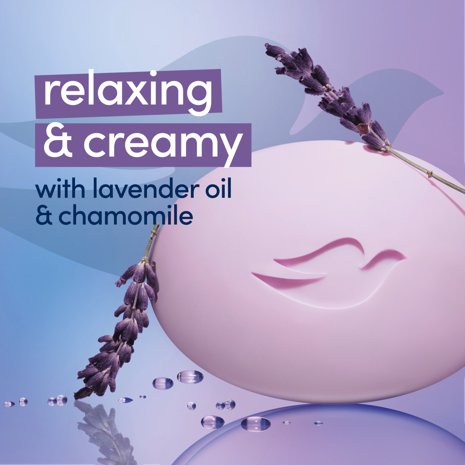 slide 4 of 8, Dove Beauty Bar Beauty Bar Soap Relaxing Lavender Oil & Chamomile 3.75 Oz, 6 ct