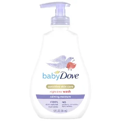 Baby Dove Sensitive Skin Care Baby Wash Calming Moisture 13 oz