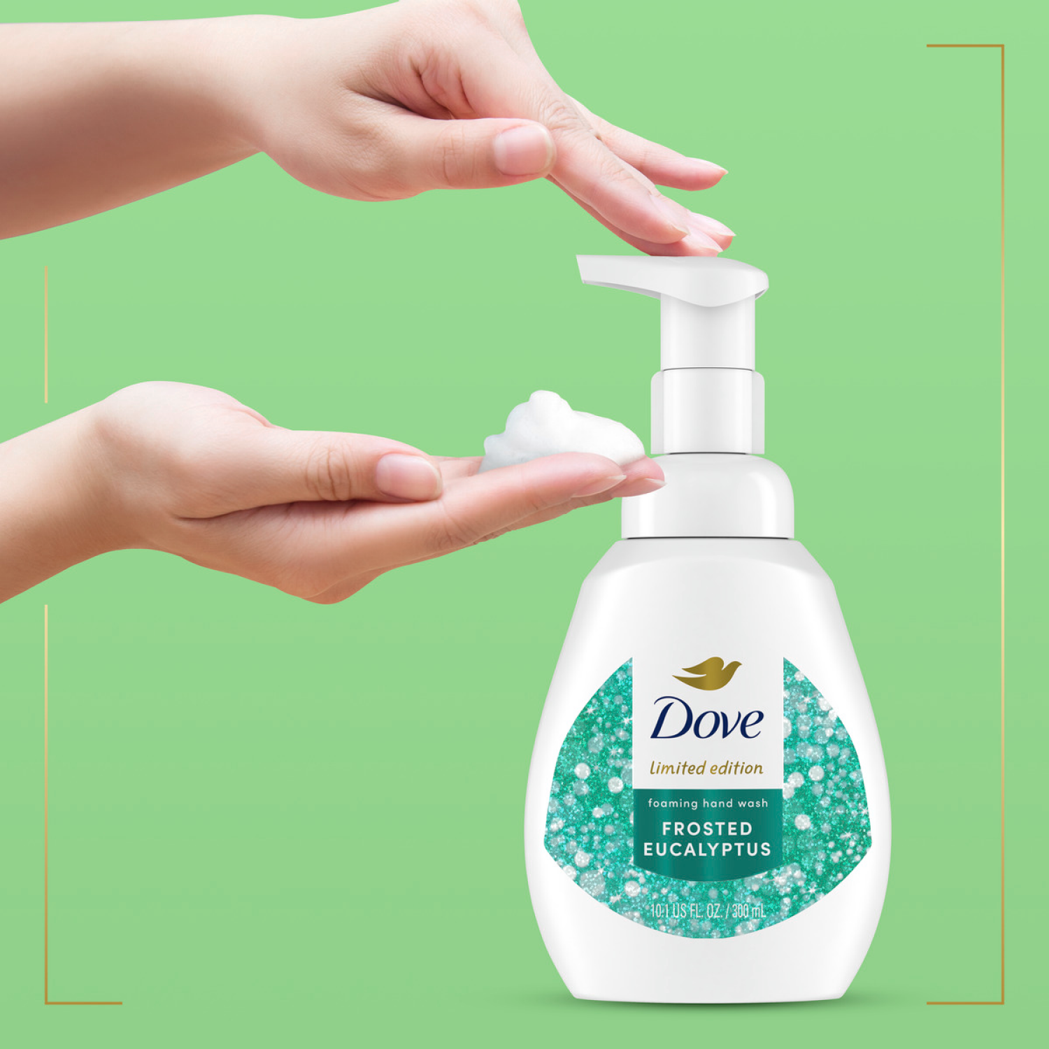 slide 3 of 5, Dove Frosted Eucalyptus Protects Skin From Dryness, 10.1 Oz, 10.1 fl oz
