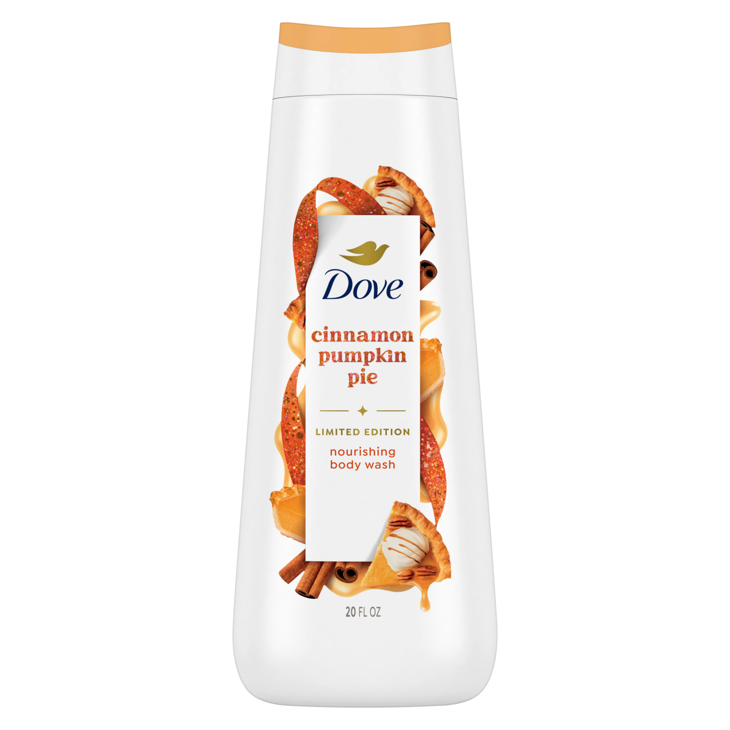 slide 4 of 6, Dove Beauty Limited Edition Body Wash - Cinnamon Pumpkin Pie - 20 fl oz, 20 fl oz