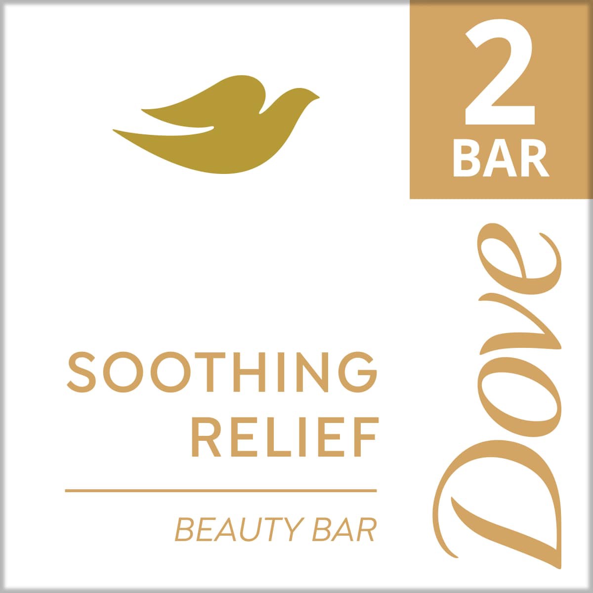 slide 1 of 21, Dove Fragrance Free Beauty Bar Soothing Relief, 3.75 oz