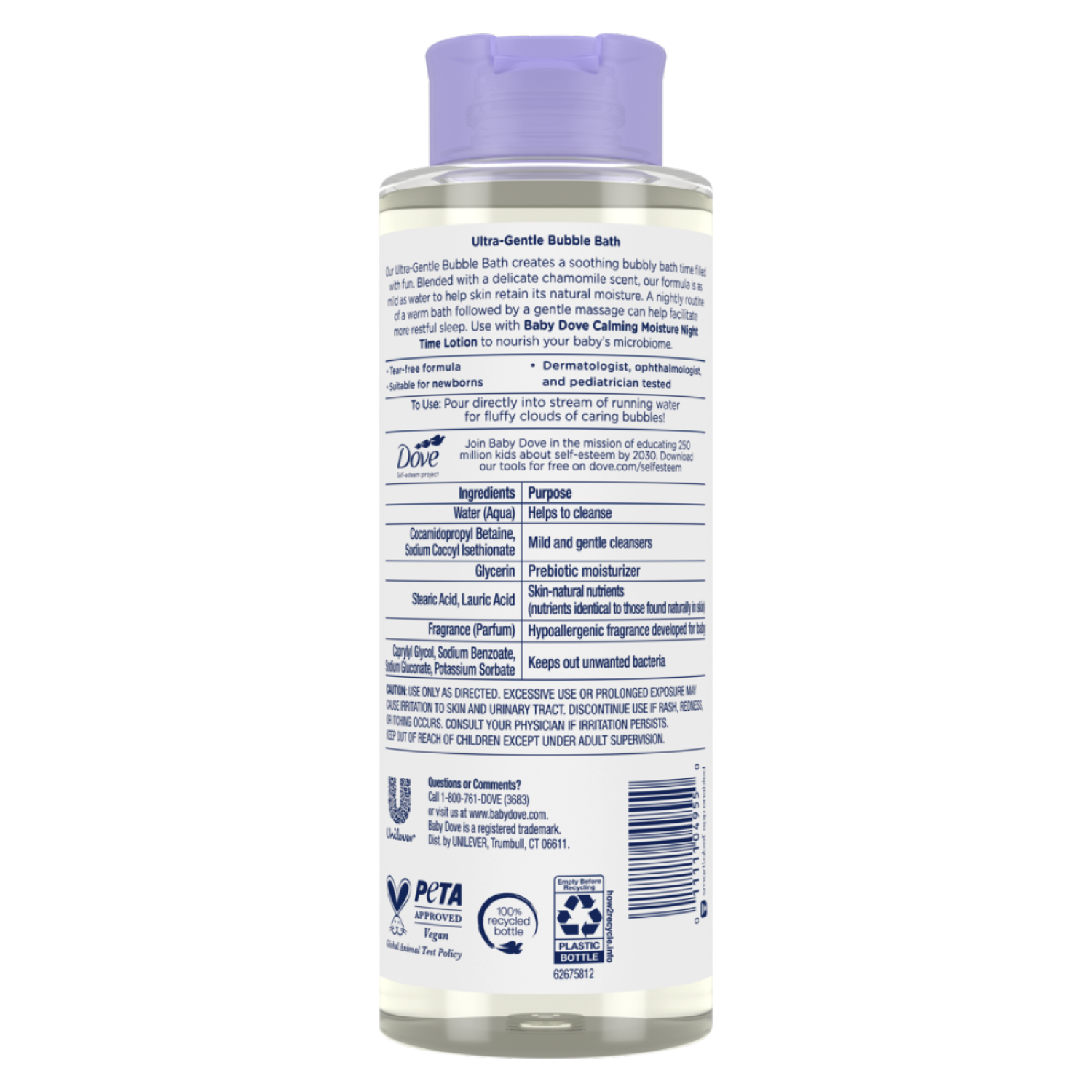 slide 4 of 6, Baby Dove Calming Nights Bubble Bath - 16oz, 16 oz