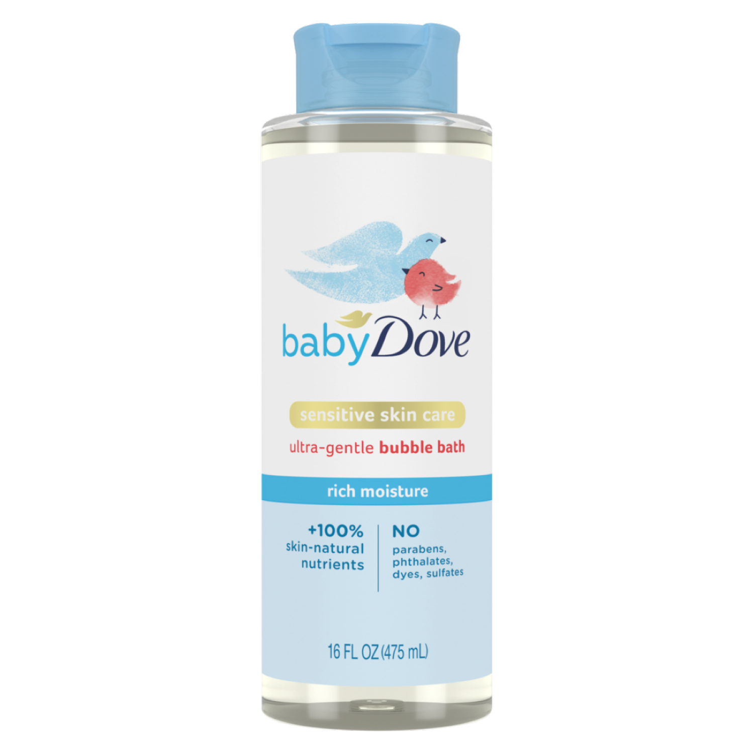 slide 2 of 6, Baby Dove Rich Moisture Bubble Bath - 16oz, 16 oz