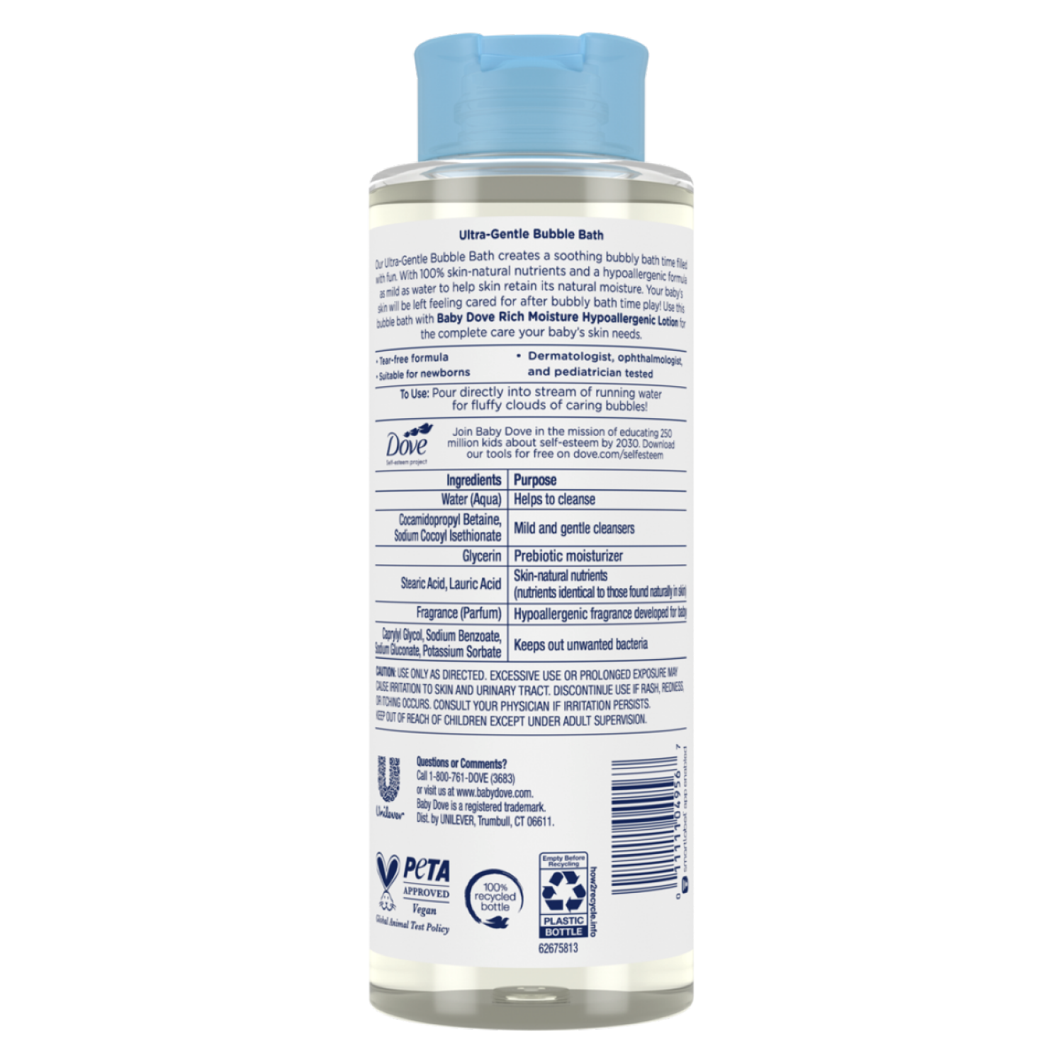 slide 4 of 6, Baby Dove Rich Moisture Bubble Bath - 16oz, 16 oz