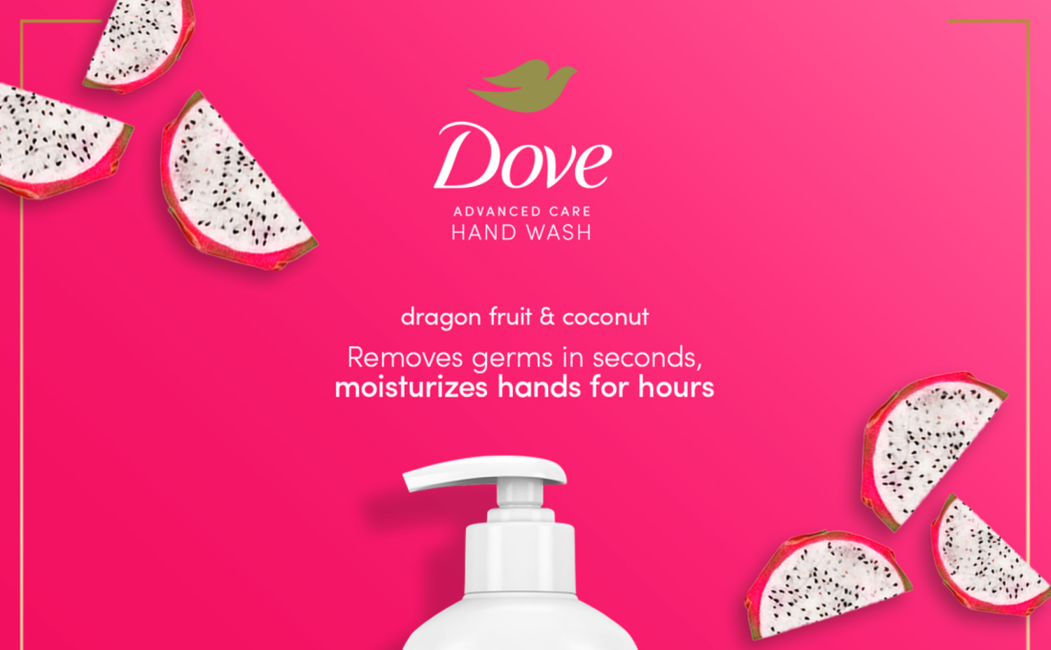 slide 5 of 5, Dove Advanced Care Dragon Fruit & Coconut Hand Wash 12 fl oz, 12 fl oz