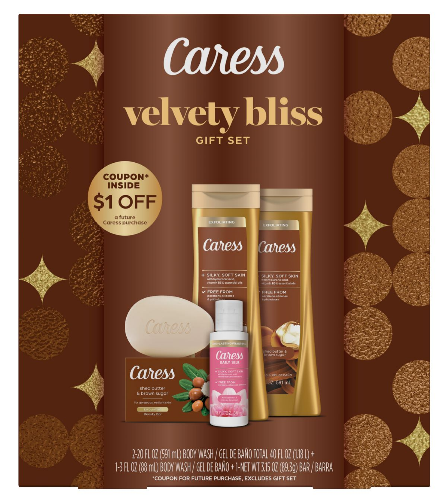 slide 1 of 1, CARESS VELVETY BLISS GIFT 2025, 1 ct