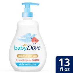 Dove Baby Rich Moisture Hypoallergenic Wash 13 oz