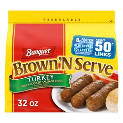 Banquet Brown n Serve Turkey Sausage Links 32 oz