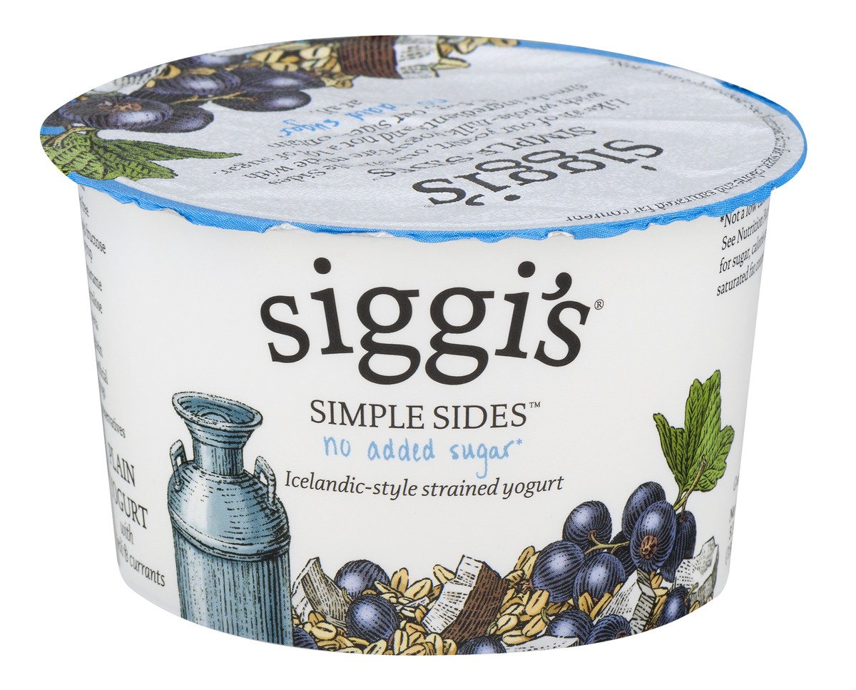 slide 1 of 1, Siggi's Icelandic-Style Strained Yogurt Plain with Muesli & Currants, 5.3 oz