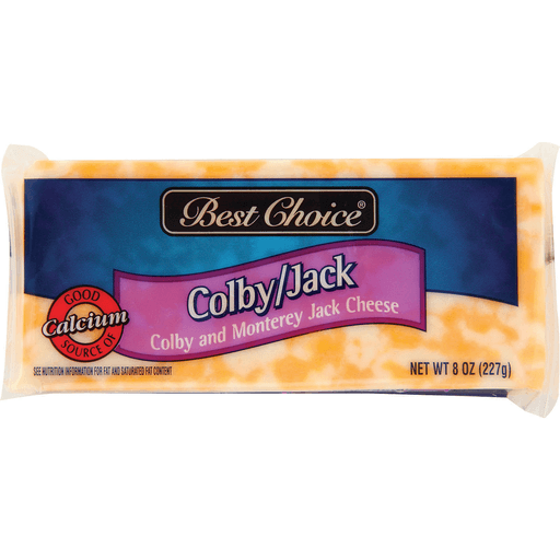 slide 1 of 1, Best Choice Colby Jack Chunk Cheese, 8 oz