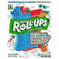 Betty Crocker Fruit Roll-Ups Fruit Flavored Snacks Variety Pack - 10-0.5 Oz