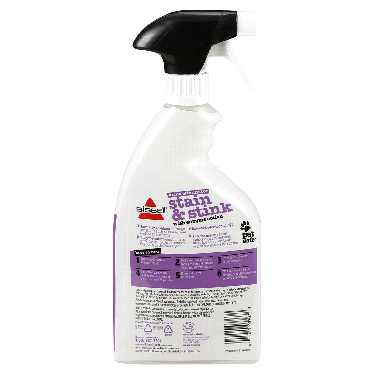 slide 2 of 2, Bissell Stain & Stink Remover for Dogs, 22 fl oz