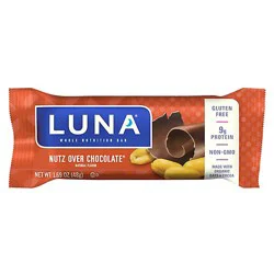 Luna Nutz Over Chocolate Whole Nutrition Bar - 1.69 Oz