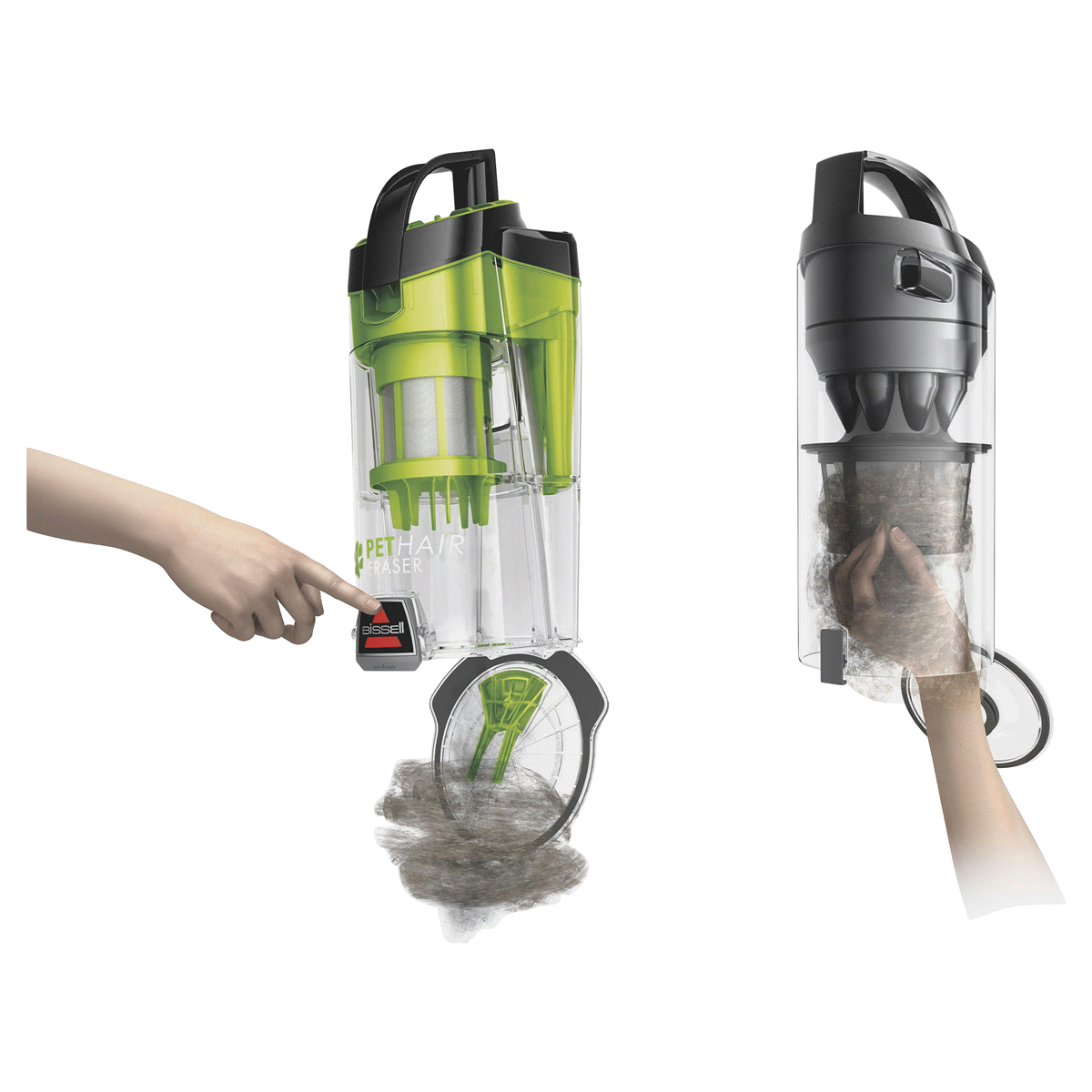 slide 5 of 8, BISSELL Pet Hair Eraser Upright Vacuum - Chacha Lime 1650, 1 ct