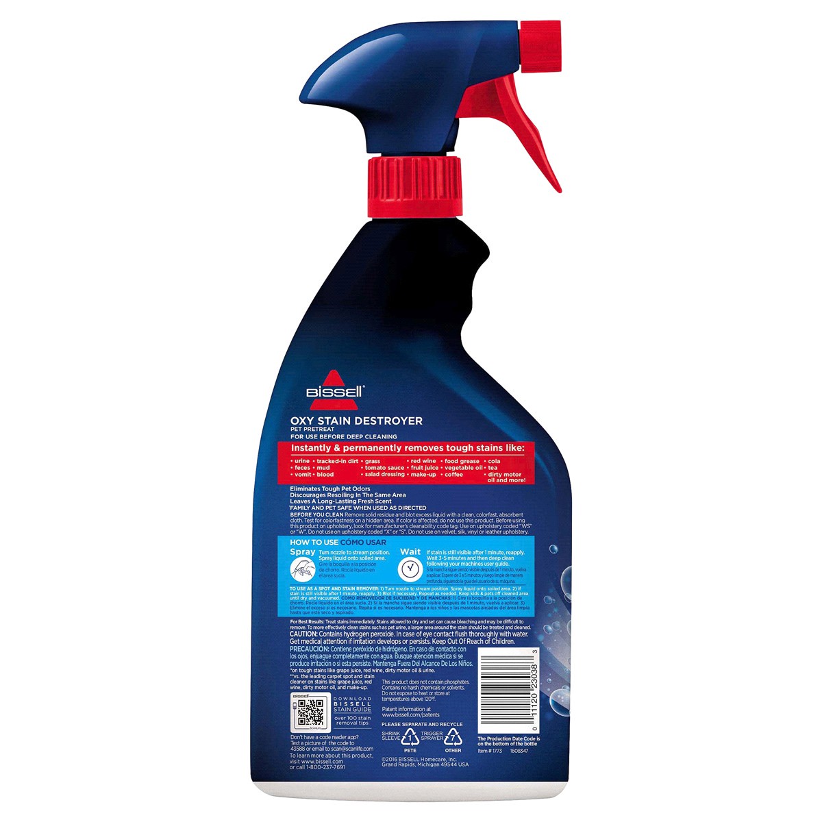 slide 2 of 2, Bissell Pro Oxy Stain Destroyer, 22 oz