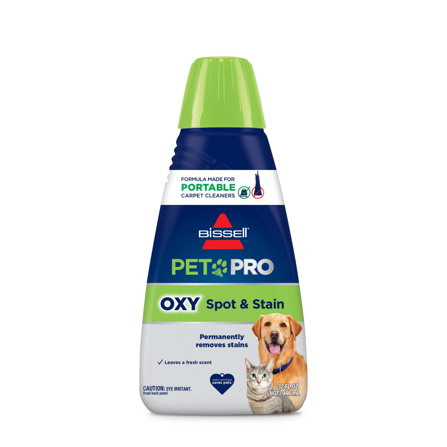 slide 1 of 4, BISSELL PET PRO OXY Spot & Stain Formula for Portable Carpet Cleaners, 1 ct