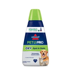 BISSELL PET PRO OXY Spot & Stain Formula for Portable Carpet Cleaners