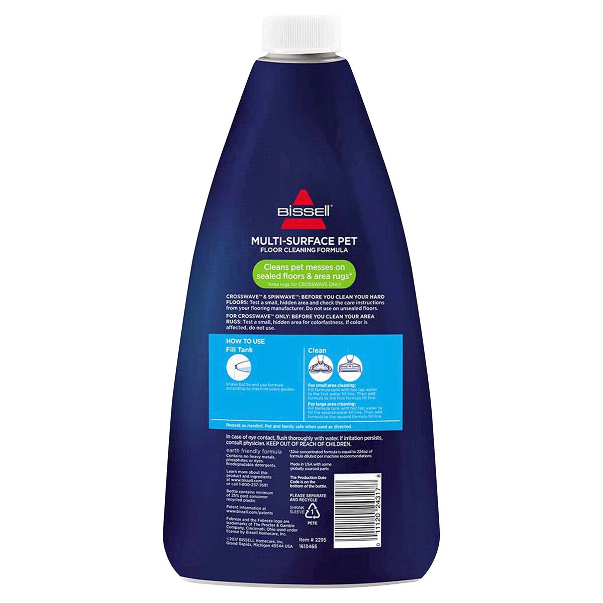 slide 2 of 2, Bissell Multi Surface Pet Formula Cleaner, 32 fl oz